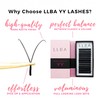 LLBA YY Wimpernverlängerung, Wimpernverlängerung YY 2D Bouquets Volumen | Kurven