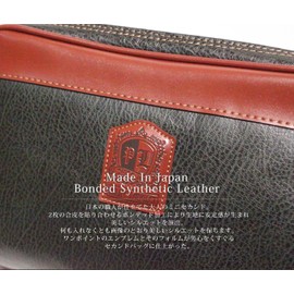 Berkut 2nd Bag, Double Zipper, Keeps Shape, Commuting Bag, Clutch Bag, Large Capacity, Black