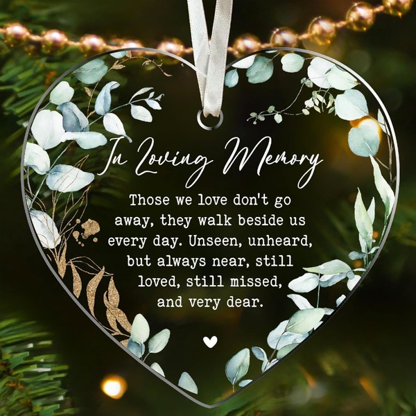 Memorial Ornament for Loss of Loved One - Bereavement and