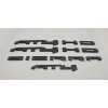 GMC 4PCS Matte Black Red AT4 HD Emblems Sierra Letters