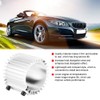Black Silver Car Engine Oil Filter Cooler/Heat Sink Cover/Cap Aluminum