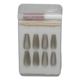 CALA. - "Velvet Touch" uñas postizas medianas (24 uñas postizas en 12 tamaños, mineral con terminado magnético)