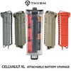 Thyrm CellVault XL Battery Storage (Black) Case for AA, AAA,