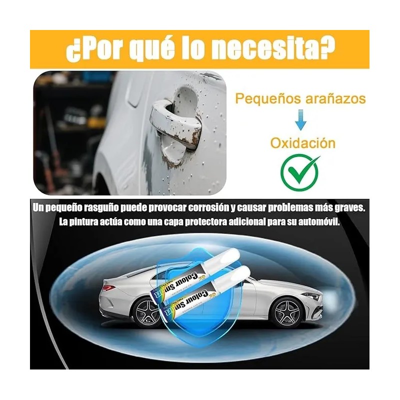 2pz Bolígrafo Reparador De Ralladuras Para Coche Motocicleta