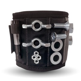 Mob Armor Mag Band Magnetic Wrist Tool Holder - Magnetic Wristband for Holding Screws, Nails, Fasteners, and More, Magnetic Wristband for Mechanic, Handyman, Electrician, Tech Geek, 13" x 3.25"