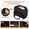 2 Bowling ball Bag with Wheels & Shoe Compartment Fits