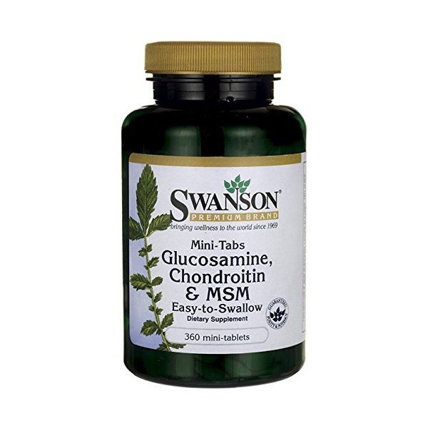 Mini-Tabs Glucosamine, Chondroitin & Msm 750/600/300 mg 360 Mini-Tabs