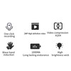Headlamp Camera 3W LED 1080P 2MP Smart Sensor Headlamp Wearable