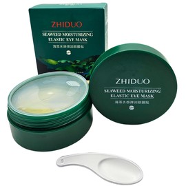 Parches de gel antiojeras para contorno de ojos 30 pares 60 piezas dorado. Con esencia de Algas Marinas. Hidratante, suavizante, anti-inflamante.