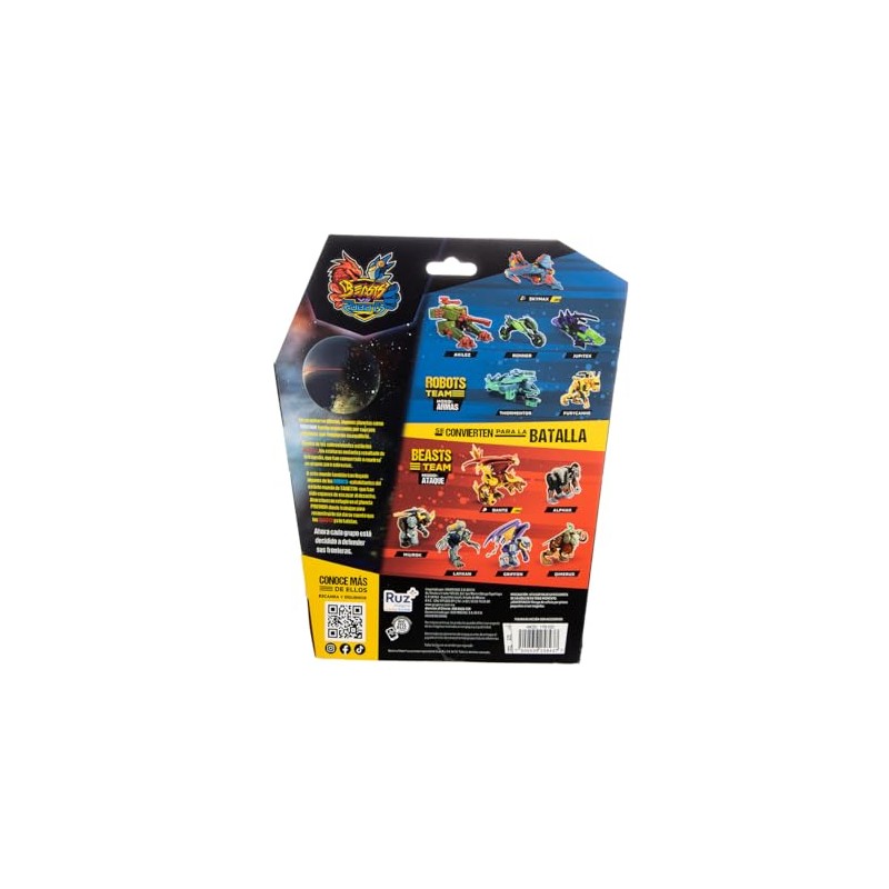 BEASTS VS ROBOTS - Figura de acción Ruz Robots Akilez
