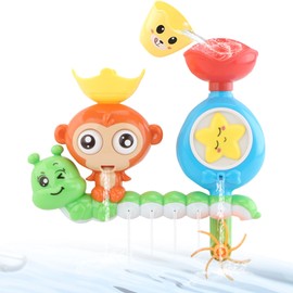 INHEMING Bath Toy Set, Bath Toy, Children's Water Shower Bath Toy, Cute Monkey Bath Toy Set