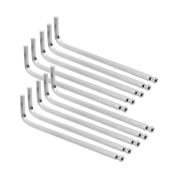 Rannb 3/16" Hex Key Wrench L Shape Allen Wrench CR-V