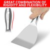 Grapnex 4 Pack Putty Knife Scraper,1.5",3",4",6" One Piece Premium Polished