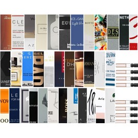 Cologne Men's Cologne Sample Vials Set – 8 Miniature Travel-Size Fragrance Samplers