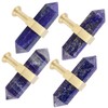 mookaitedecor Set of 2 Lapis Lazuli Double Crystal Points Drawer