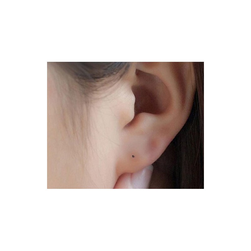 luzen Approx 50 Roots Plastic Ear Studs Sticks Allergy Free
