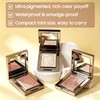 OETUIOW Shimmer Eyeshadow High Sparkle High Pigment Eyeshadow Pear White