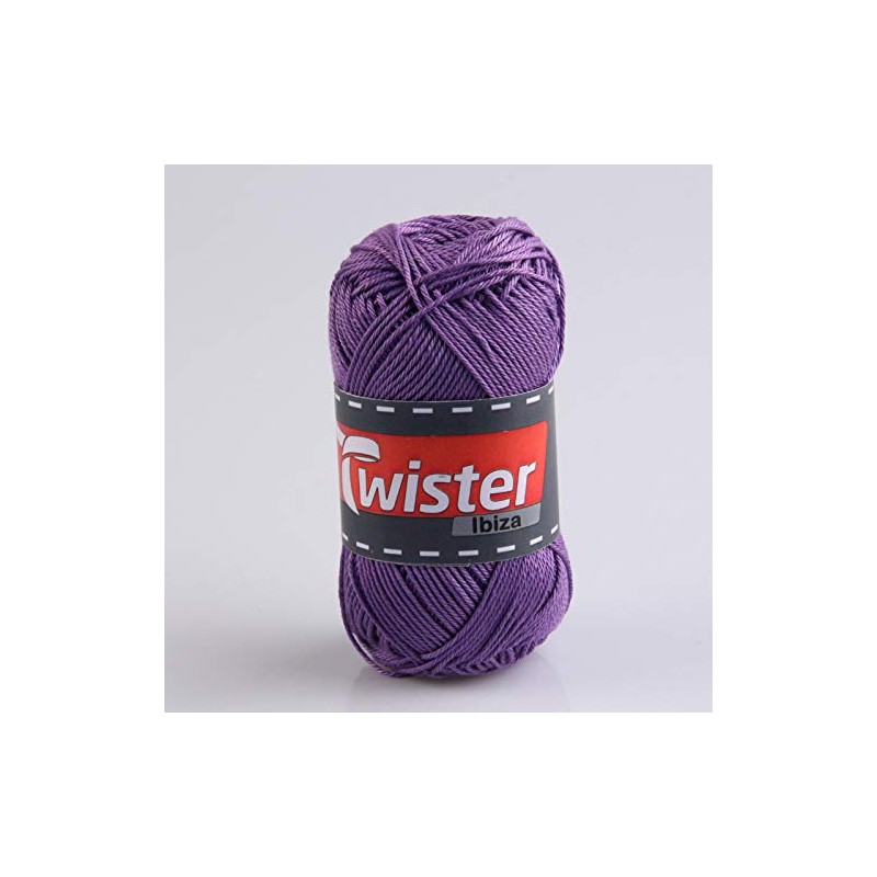 ROLLER Twister Ibiza Knitting Yarn Purple 50 g