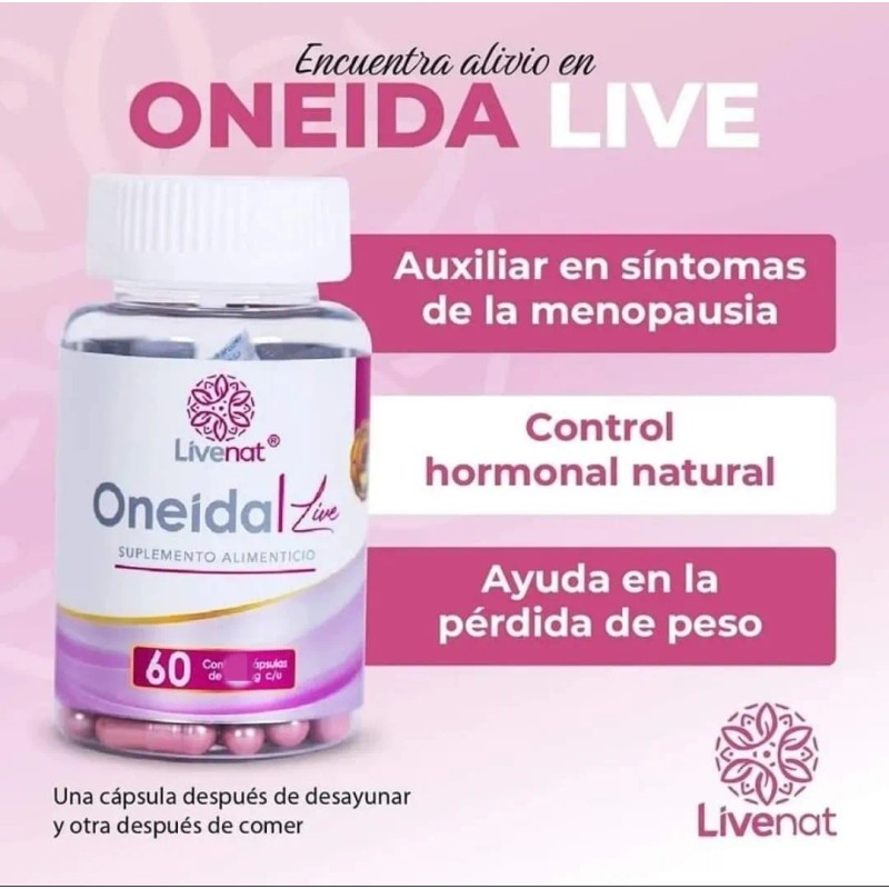 Kit Femn Silueta Oneida + Tmy Live Control Peso Menopausia