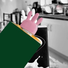 Xadoruw Cow Udder Milk Carton Cap，Funny Pouring Milk Carton Cap，Milking Machine Style Milk Cap (Pink 3Pcs)