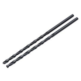 Draper 2pcs Black HSS Long Drill Bits 3.5 x 100mm - 08787 - for Metal, Wood and Plastic