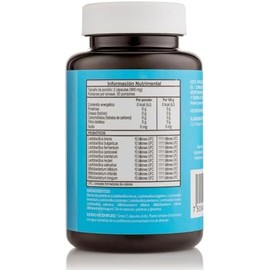 Probióticos 100 Billones UFC  10 Cepas con Lactobacillus y Bifidobacterium  60 Cápsulas  Suplemento para Microbiota y Flora Intestinal  Sin
