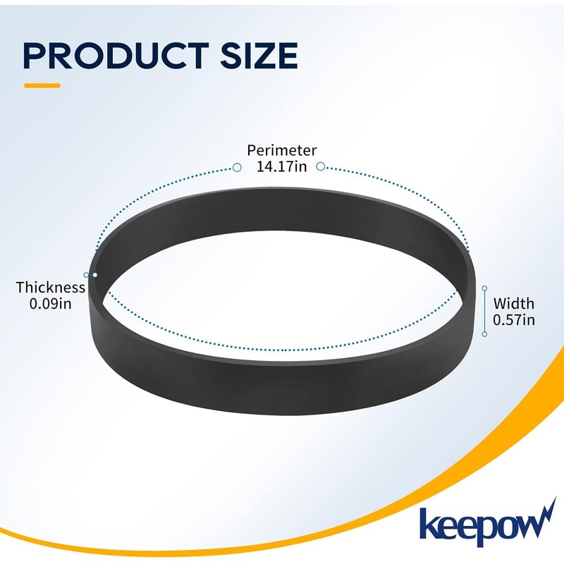 KEEPOW Vacuum Belts Replacement for Hoover 562932001 Vacuum Belt, Vacuum