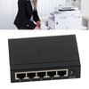 5 Port 10/100Mbps Ethernet Switch Plug and Play Unmanaged Home