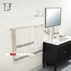 JQK Double Bath Towel Bar, 39 Inch 304 Stainless Steel