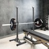 Adjustable Squat Rack Standard 550LBS Capacity 40-66 Inch Solid Steel