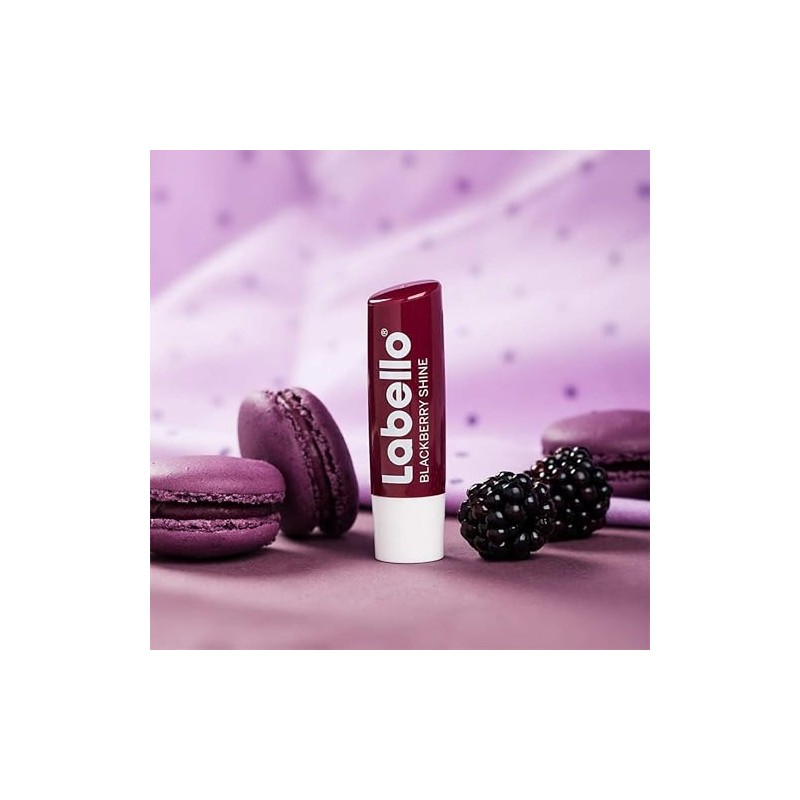 Labello Lip Balms Set, 1x Cherry With 1x Blackberry Lip