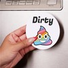 SURALIN Magnet Dishwasher Clean Dirty Sign Funny Design Magnet for