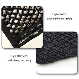 STARROAD-TIM Dog Car Barrier 3-Layer Pet Car Mesh Fence Retractable Storage Bag Multifunctional car Dog guardrail Used for SUV Car Truck