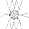 Yocoyee Multi Puzzles Best Friends Forever Necklaces Engraved Heart BFF
