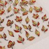 8Sheets Autumn Leaf Nail Stickers, Fall - Themed Maple Leaf