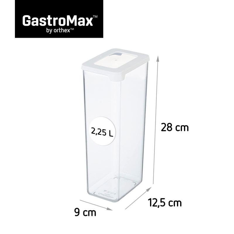 Gastromax 7726010 Airtight Storage Container, 13 x 9 x 28