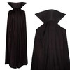 papapanda Vampire Cloak Stand Collar Cape Black Red 130cm for