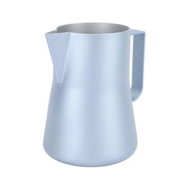 550ml Milk Frothing Pitcher 304 Stainless Steel Tip Mouth Milk Frother Cup Coffee Making Supplies Blue