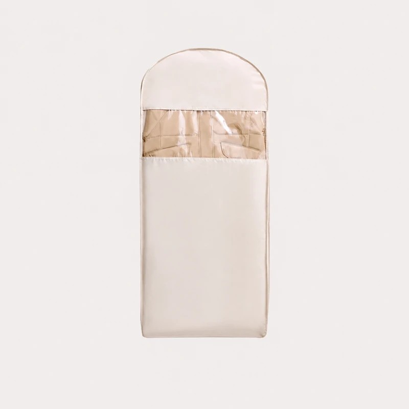 3-Pack Hanging Clothes Storage Bags for Closet Organization – Clear