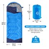 oaskys Camping Sleeping Bag - 3 Season Warm & Cool
