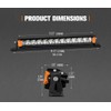 LIGHTFOX 14 Inch LED Light Bar - Professional IP68 Waterproof