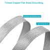 EMI RFI Shielding Wire Loom Metal Tinned Copper Grounding Braided