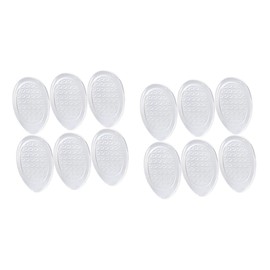 OHPHCALL 2sets Shoe Liners for Women Gel Heel Pads Plantar Cushion Comfortable Insoles Heel Protector 3pairs*2