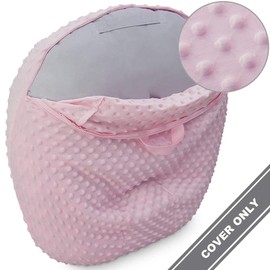 BlueSnail Strechy - Funda para tumbona para recién nacido, extraíble y ultrasuave, para tumbona (1 paquete, rosa)