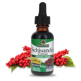 Nature's Answer Nature's Answer Schisandra Berry Extract - Alcohol Free, Gluten Free, Stress, Fatigue, Relaxing Support - Made in USA - Adrenal Support Supplements for Everyone