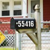 4 Inch Large Size Number Stickers, 5 Sheets Self Adhesive
