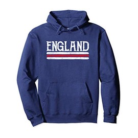 Vintage England Hoodie Retro British Love Gift Souvenir