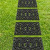Pangda 8 Pcs Rubber Stepping Stones Outdoor Garden Walkway, 12