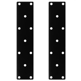 eoere 2 PCS 16" x 3" Heavy Mending Plate for 4x4 Post, 6 Gauge Flat Straight Bracket for Wood, 3/16" Thick