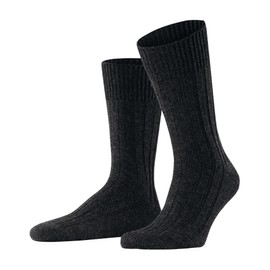 ESPRIT Men's Hygge Socks Breathable Climate Regulating Odour Inhibiting Wool Cashmere Patterned 1 Pair, Black (Black 3000)